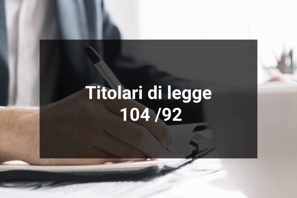 titola legge 104